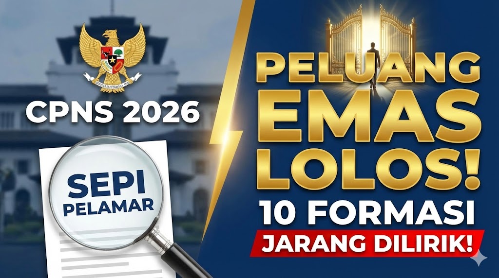 10 Formasi CPNS 2026 yang Sepi Pelamar, Peluang Emas untuk Lolos!