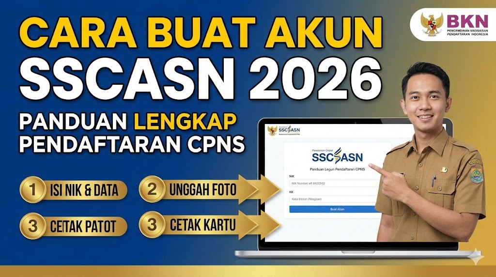 Cara Membuat Akun SSCASN untuk Pendaftaran CPNS 2026: Panduan Lengkap