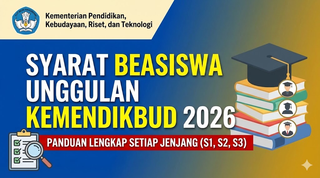 Syarat Beasiswa Unggulan Kemendikbud 2026: Panduan Lengkap Setiap Jenjang